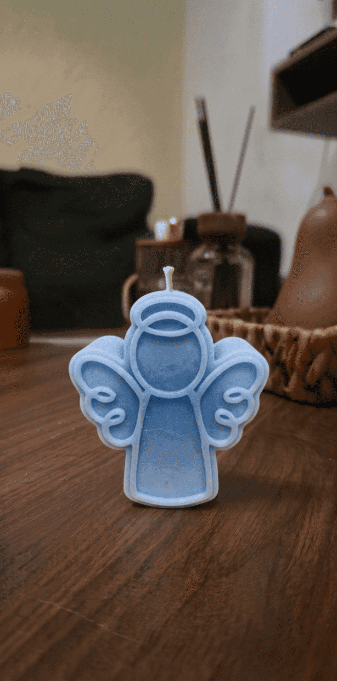 Vela Ángel 2D (8cm)
