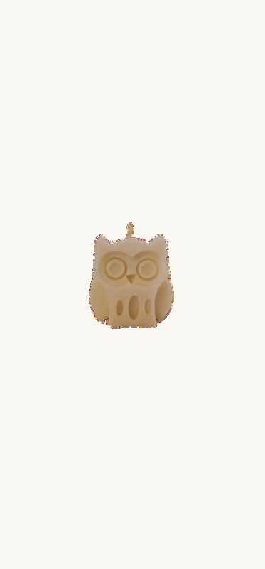 Vela Búho 2D (6.5cm)