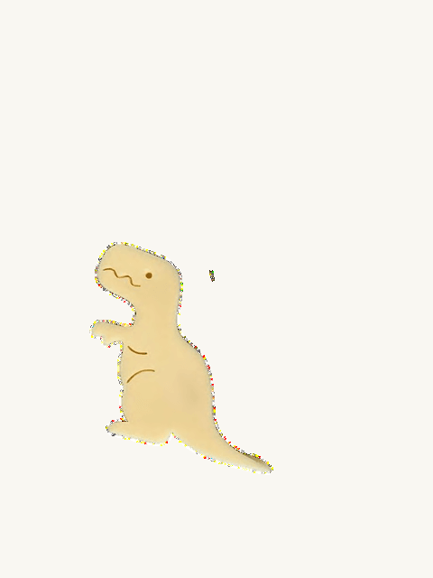Vela Dinosaurio 2D (8cm)