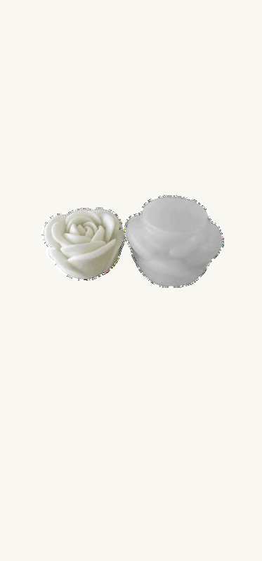 Vela Rosa 3D (7x5cm)