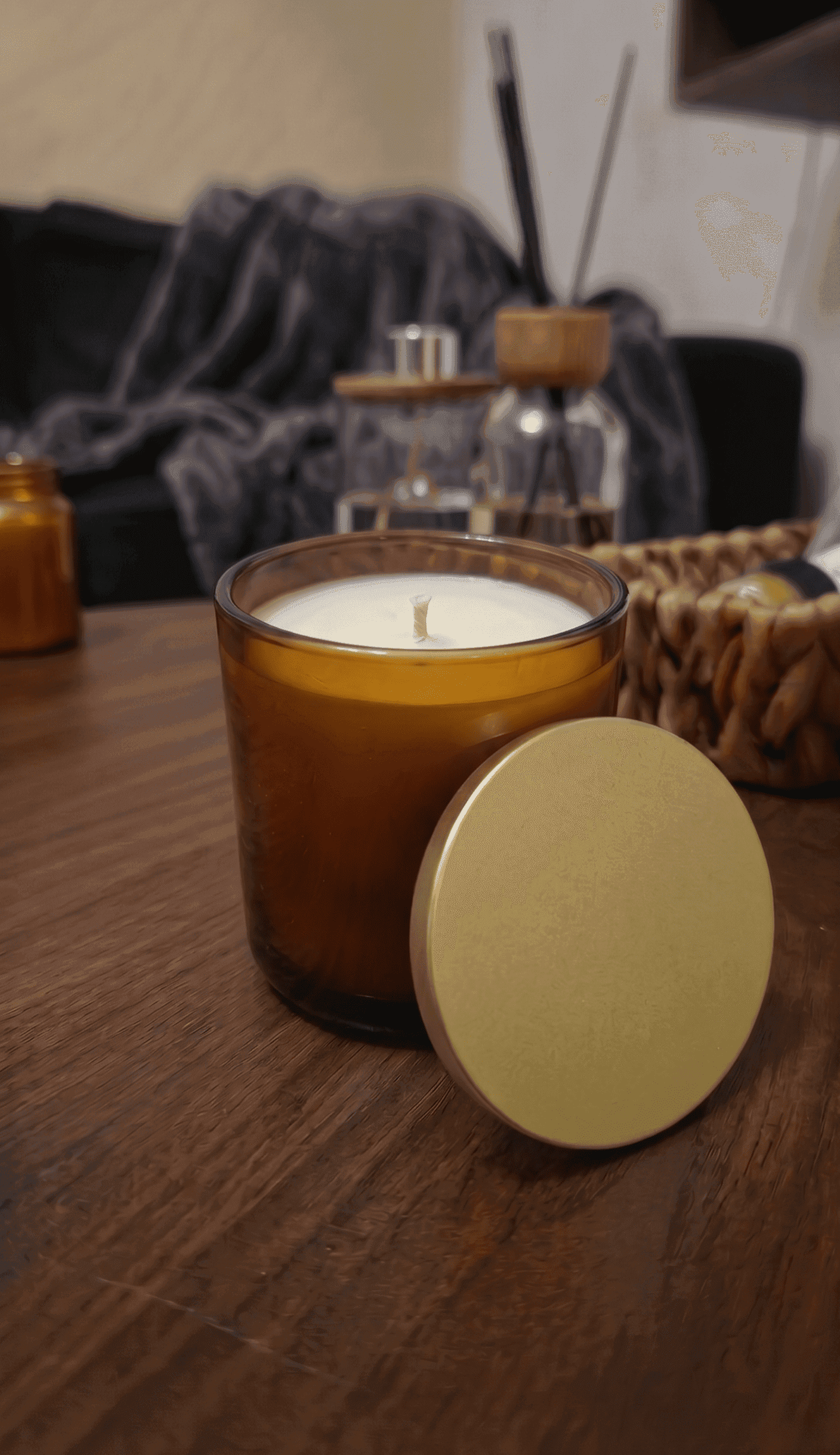 Vela Aromática 560ml (Ámbar)