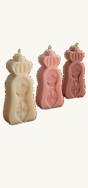 Vela Virgen 2D (9cm)